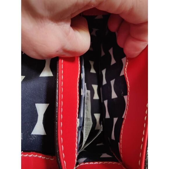 Kate Spade New York Gap Kids Red Leather Satchel Crossbody - Picture 10 of 14